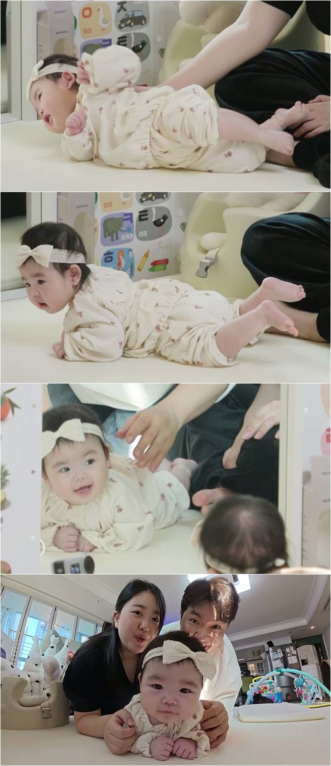 슈퍼맨이돌아왔다, 뒤집기 최고 신기록 (사진: KBS '슈돌')