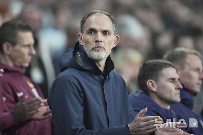 [런던=AP/뉴시스] 잉글랜드 축구대표팀의 토마스 투헬 감독. 2025. 3. 24.