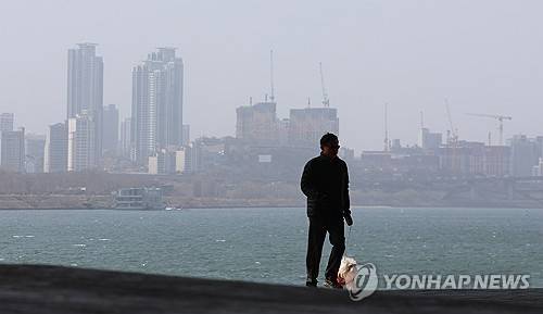 전국 황사 유입 [연합뉴스 제공]