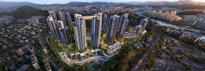 부산 연산 5구역 재건축 조감도. 현대건설 제공