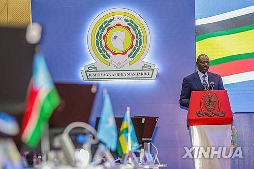2월 탄자니아 다르에스살람에서 열린 EAC-SADC 합동 정상회의 [신화 연합뉴스 자료사진. 재판매 및 DB 금지]