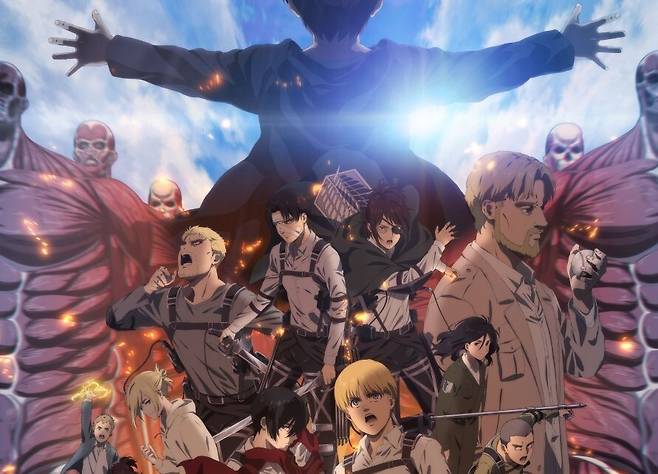 애니메이션 ‘극장판 진격의 거인 완결편 더 라스트 어택’. 애니플러스 제공