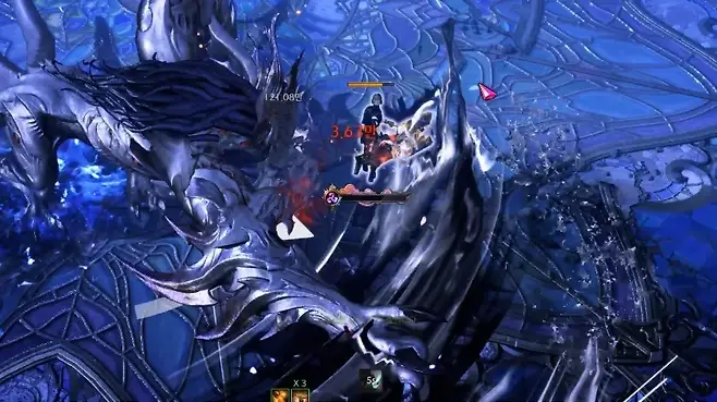 ▲ 할퀴기 공격 후 카운터