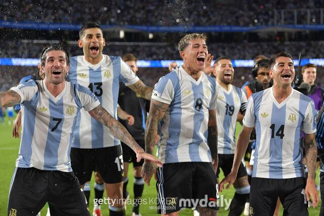 아르헨티나 선수들./게티이미지코리아