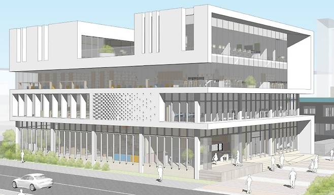 몽골 울란바토르시립중앙도서관 별관 신축 이미지. [문화체육관광부]