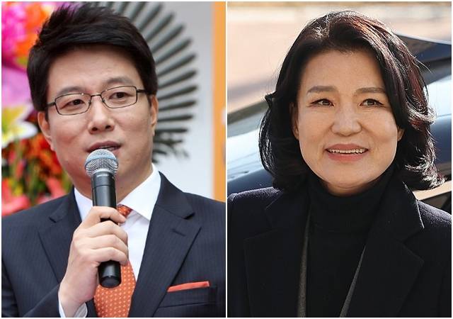 ▲ 신동호 EBS 신임 사장과 이진숙 방송통신위원장. ⓒ프레시안