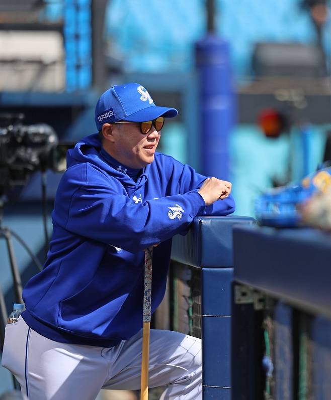 박진만 삼성 감독. 삼성 라이온즈 제공