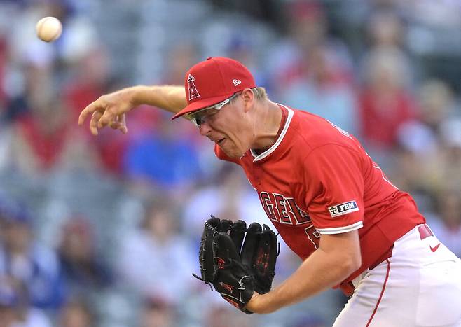 ▲ LA에인절스 투수 라이언 존슨. 마이너리그를 거치지 않고 빅리그에 직행하게 됐다. ⓒ연합뉴스/Jayne Kamin-Oncea-Imagn Images