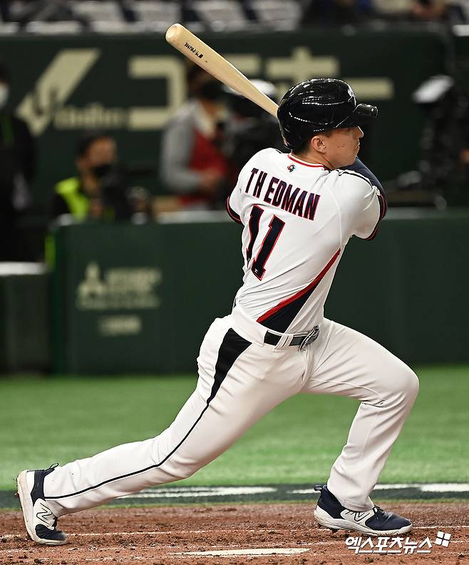 LA 다저스 핵심 유틸리티 플레이어로 발돋움한 토미 에드먼이 2026 WBC 한국 대표팀에 다시 발탁될 수 있을까. 엑스포츠뉴스 DB