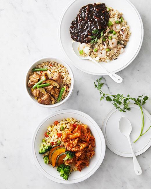 현대그린푸드의 케어푸드 제품들. (사진=현대백화점)