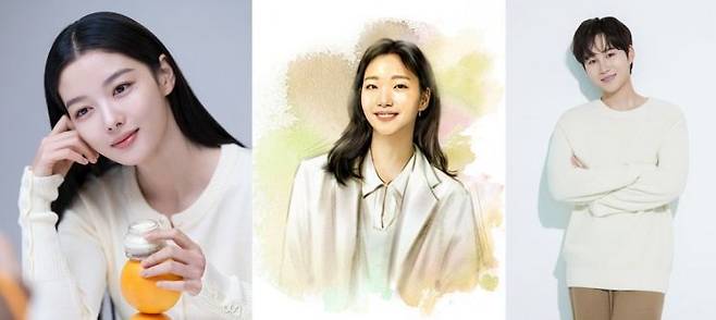 왼쪽부터 배우 김유정, 배우 김고은, 가수 김희재.