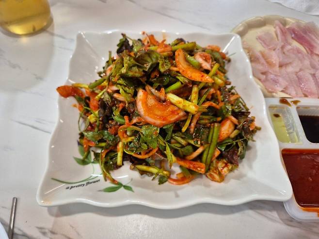 간재미 회 & 회무침