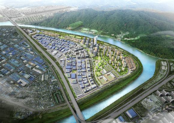 금호워터폴리스 조감도 [사진=대구도시개발공사]