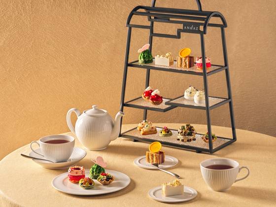 호텔 안다즈 서울 강남이 봄을 맞아 ‘스프링 애프터눈 티 세트’를 선보였다.