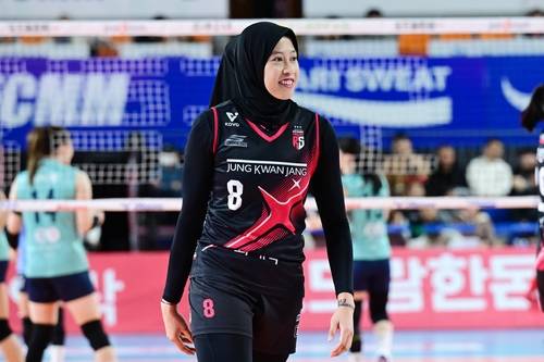 여자부 정관장의 아시아 쿼터 선수 메가 [한국배구연맹 제공. 재판매 및 DB 금지]