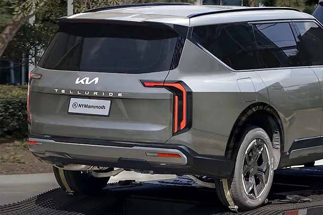 기아 '텔루라이드 풀체인지' 예상도 (출처 : 뉴욕맘모스)