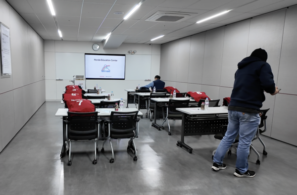 혼다 에듀케이션 교육생 강의실. (오토헤럴드 김흥식 기자)