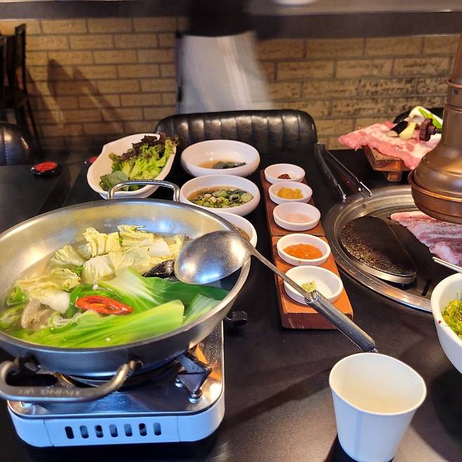 노총각 돼지갈비 혼술