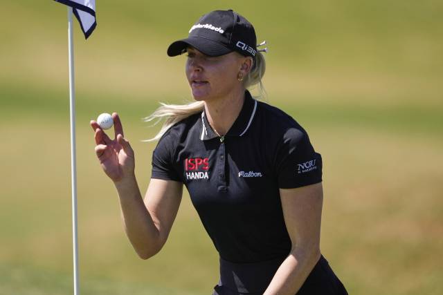 단독 선두에 나선 찰리 헐. 사진 제공=AP연합뉴스