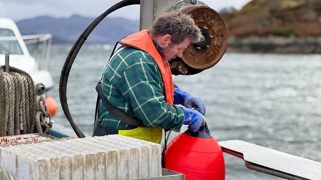 어부인 발리 필프는 밧줄에 얽힌 고래를 발견하게 되진 않을지 두렵다고 했다