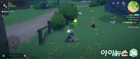 넥슨 '마비노기 모바일'. [사진=정진성 기자]