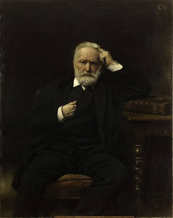 빅토르 위고 초상화. 프랑스 화가 레옹 보나트의 1879년 작품.