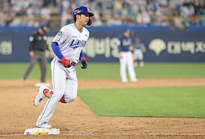 ▲ 매년 성장하는 모습으로 큰 기대를 모으고 있는 삼성 이재현 ⓒ삼성라이온즈