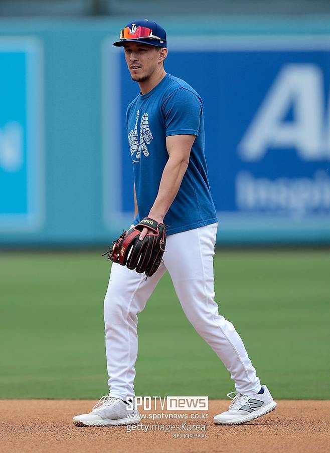 ▲ 토미 에드먼은 다저스가 장기 계약을 체결한 이유를 스스로 증명하고 있다.