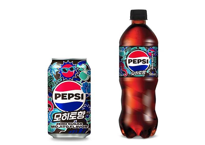 펩시 제로 슈거 모히토향 [롯데칠성음료 제공]