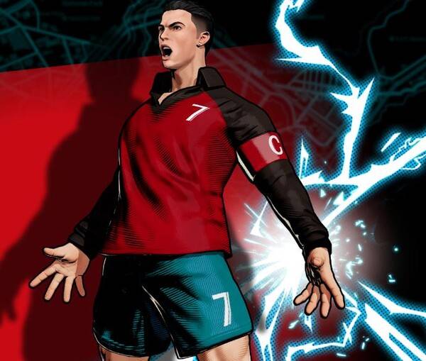 레전드 축구 선수인 '크리스티아누 호날두'가&nbsp;신작 격투게임 '아랑전설 시티 오브 더 울브스'에 등장한다. 사진=SNK 홈페이지