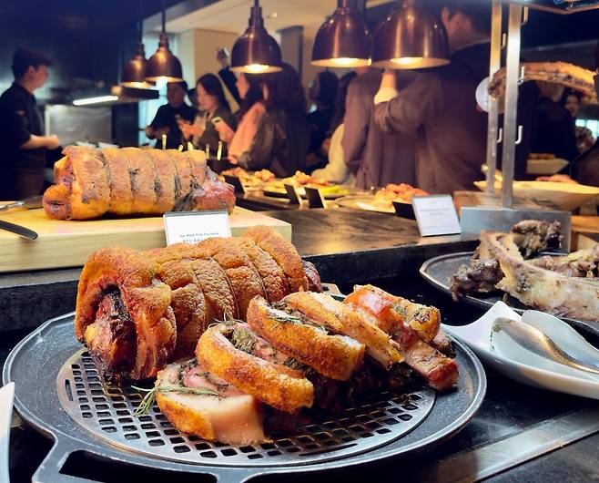 '렌치(Ranch)' 스테이션에서 선보이는 ‘흑돼지 포르게타’. /이용성 기자