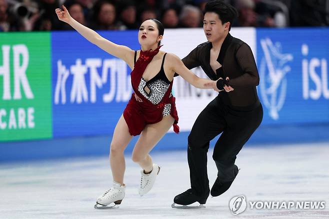 아이스 댄스 임해나-권예조 [AFP=연합뉴스]