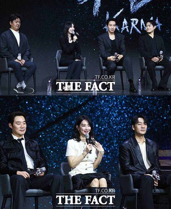 넷플릭스 오리지널 시리즈 '악연' 출연진이 작품에 대한 소개와 함께 기대를 당부했다. /서예원 기자