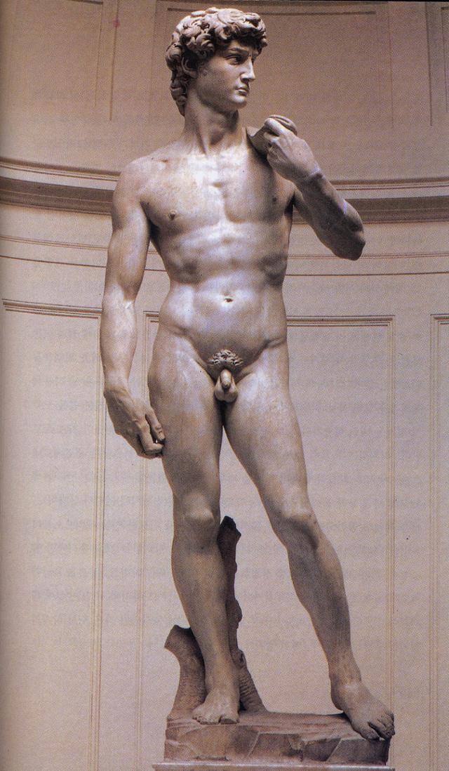 미켈란젤로의 다비드상. 한국일보 자료사진