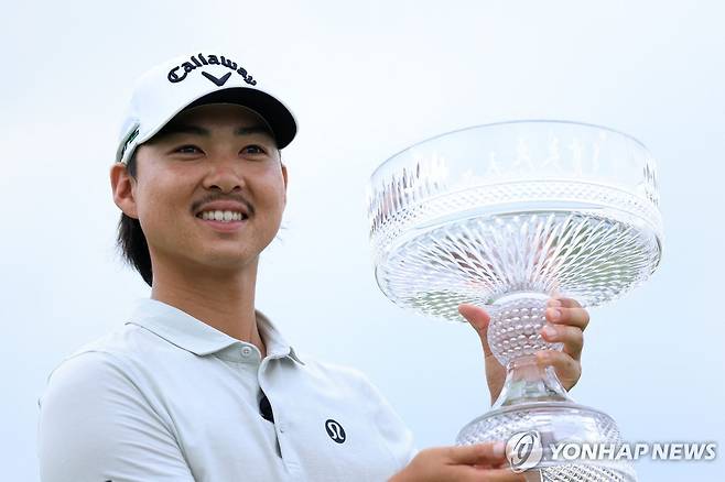 우승한 이민우 [AFP=연합뉴스]