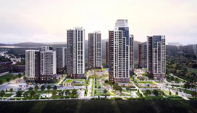 하남 교산 A2 블록 공공분양주택 투시도 [LH 경기북부지역본부 제공. 재판매 및 DB 금지]