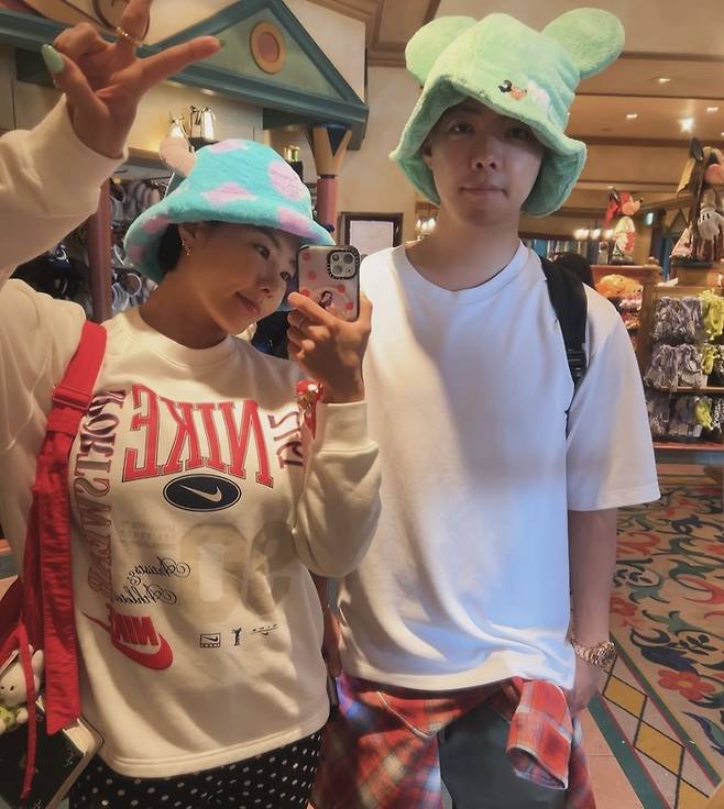 이상화-강남 부부. 이상화 인스타그램.