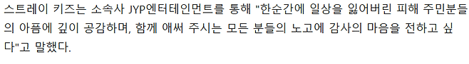 image.png 스트레이 키즈, 대형 산불 피해 긴급 구호 위해 8억 원 기부 [공식]