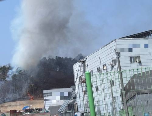 경기도 화성시 마도면 화재 현장 [시청자 제보. 재판매 및 DB 금지]