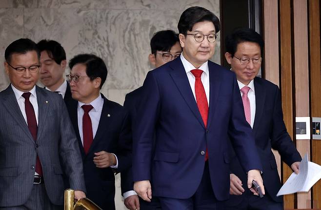 국민의힘 권성동 원내대표.