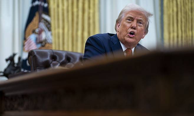 도널드 트럼프 미국 대통령. EPA연합뉴스