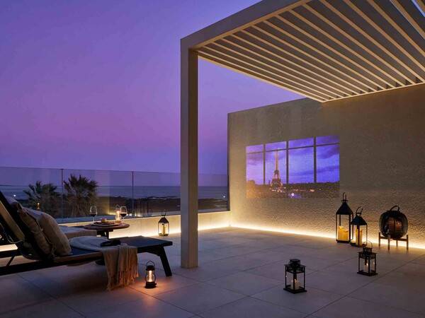 테라스에서 즐기는 봄밤 / 해비치 호텔앤드리조트 제주