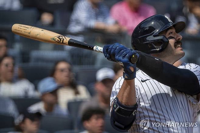 어뢰 배트를 든 오스틴 웰스 [AP=연합뉴스 자료사진]