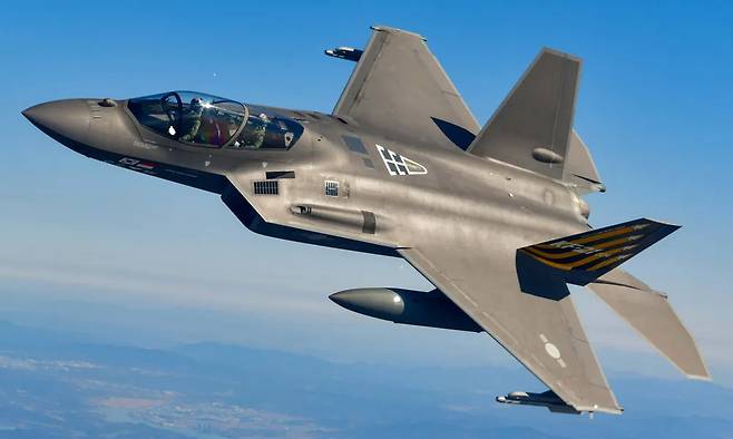 시험비행 중인 KF21