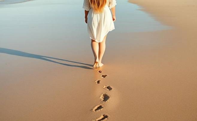 　◇맨발걷기는 신체·정신 건강 향상에 도움이 된다. 다만 염증이나 감염에 취약한 당뇨병 환자나 족부 질환자는 의료진과 상담 후 하는 게 좋다. 사진출처=DeepAI