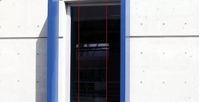 지난달 30일 마산회원구 창원NC파크 사고 현장 모습.ⓒ연합뉴스