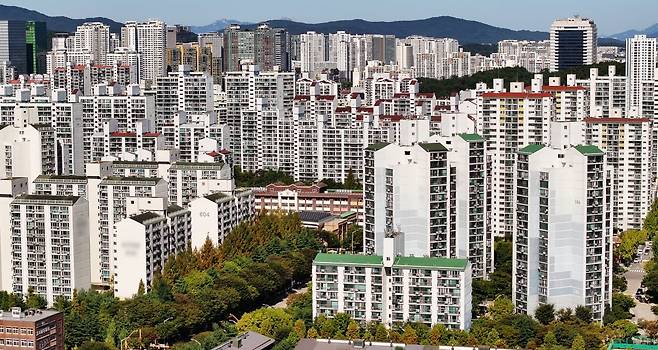 경기도 성남시 분당구 일대 아파트단지 모습./연합뉴스