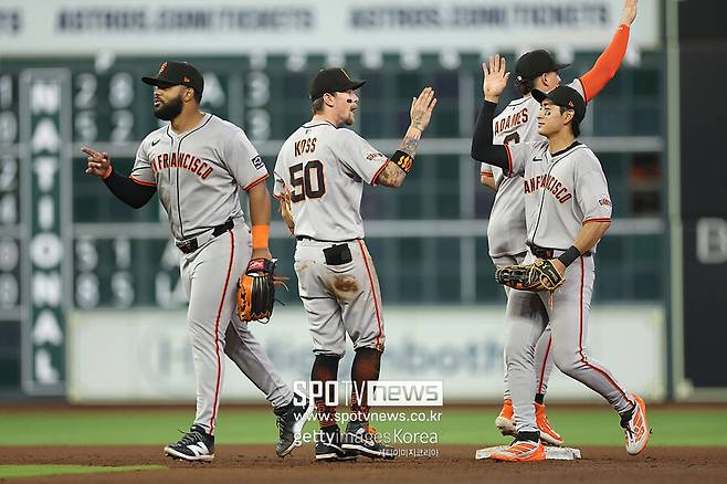 ▲ 샌프란시스코는 이날 휴스턴 원정에서 3-1로 이기고 시즌 전적 4승1패의 쾌조의 출발을 끊었다