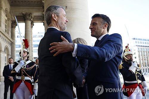 프랑스 국빈방문중인 덴마크 프레데릭 10세 국왕 [EPA 연합뉴스 자료사진. 재판매 및 DB 금지]