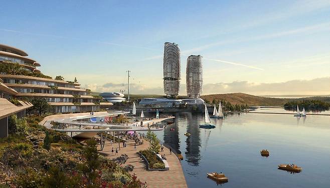 여수 경도 특급호텔 조감도 [여수시 제공. 재판매 및 DB 금지]